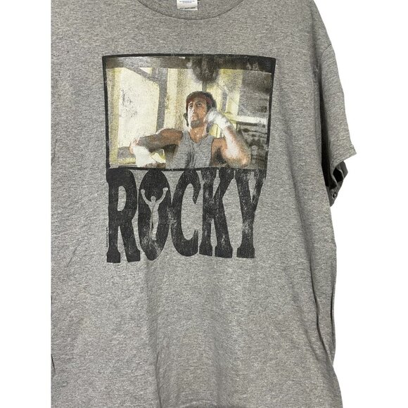 Vintage Delta Pro Weight Rocky Balboa Women's T Shirt Gray Size Large - Picture 1 of 4